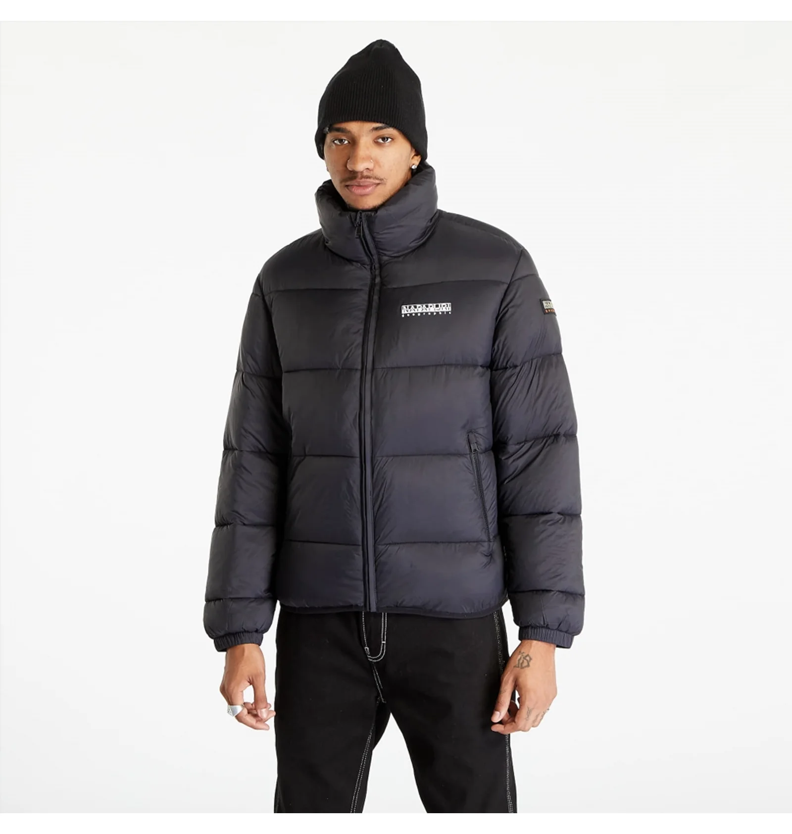 ᐉ Пуховик мужской Napapijri A-Suomi 3 Jacket Black NP0A4GJF0411