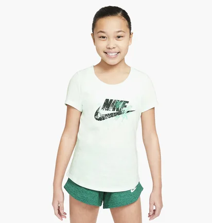 Футболка детская Nike Nsw Tee Rtl Scoop Futura White Dh5865-394