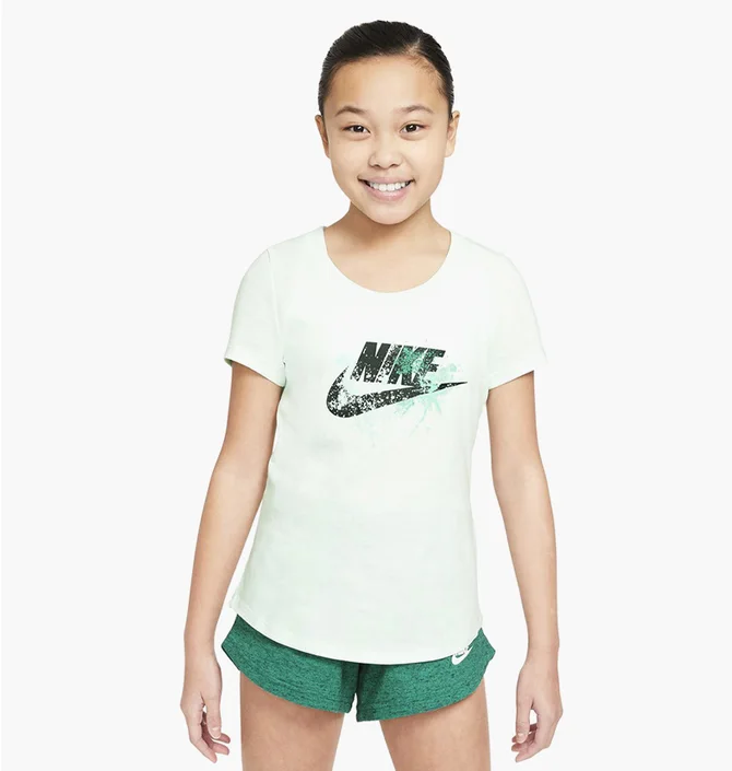 Футболка детская Nike Nsw Tee Rtl Scoop Futura White Dh5865-394