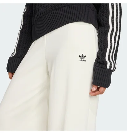 Штаны женские Adidas Essentials Winterized Wide Rib Beige JV7484