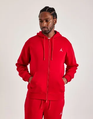 Толстовка чоловіча Air Jordan Brooklyn Full-Zip Fleece Hoodie Red FV7289-687