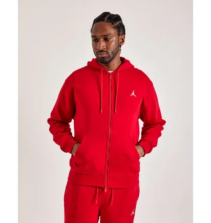 Толстовка мужская Air Jordan Brooklyn Full-Zip Fleece Hoodie Red FV7289-687