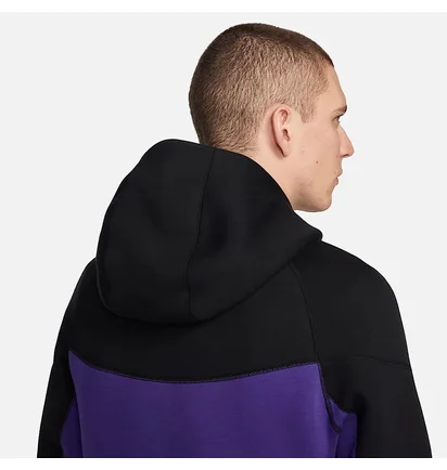 Толстовка мужская Nike Tech Fleece Black/Violet HF4432-504