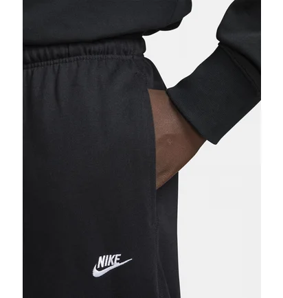 Штани чоловічі Nike Sportswear Club Knit Open-Hem Pants Black FQ4332-010