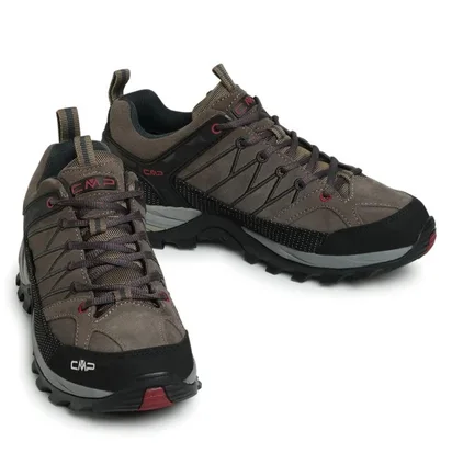 Кроссовки мужские Cmp Rigel Low Trekking Shoes Wp Black 3Q13247-02Pd