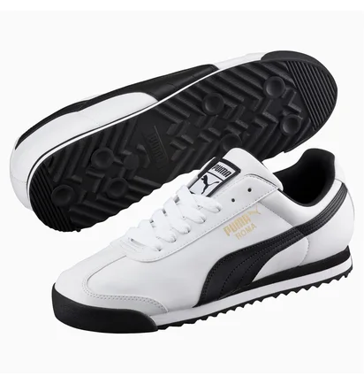 Кроссовки мужские Puma Roma Basic White/Black 353572-04