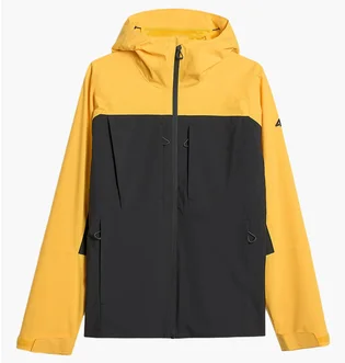 Куртка мужская 4F Trekking Yellow/Black 4FWAW25TTJAM1010-71S