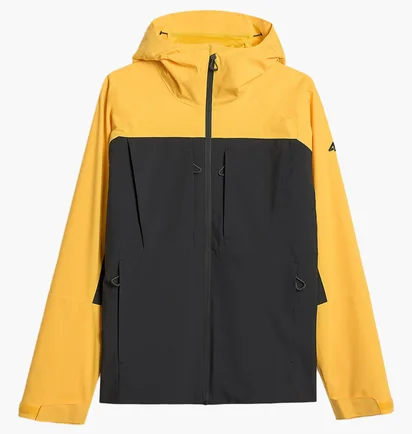 Куртка чоловіча 4F Trekking Yellow/Black 4FWAW25TTJAM1010-71S