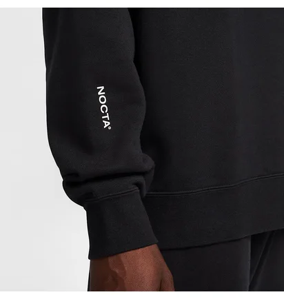 Худі унісекс Nike Nocta Fleece Cs Crew Black FN8160-010