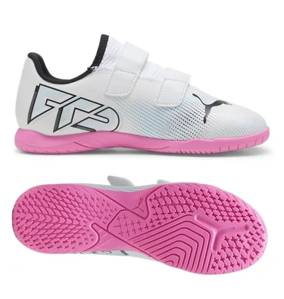 Футзалки детские Puma Future 7 Play It White 107741-01
