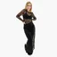 Платье женское Nike W Nsw Air Aop Mesh Ls Dress Black DV8249-010