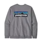 Свитшот мужской Patagonia P-6 Logo Uprisal Crew Sweatshirt Gravel Heather Grey Glh39657