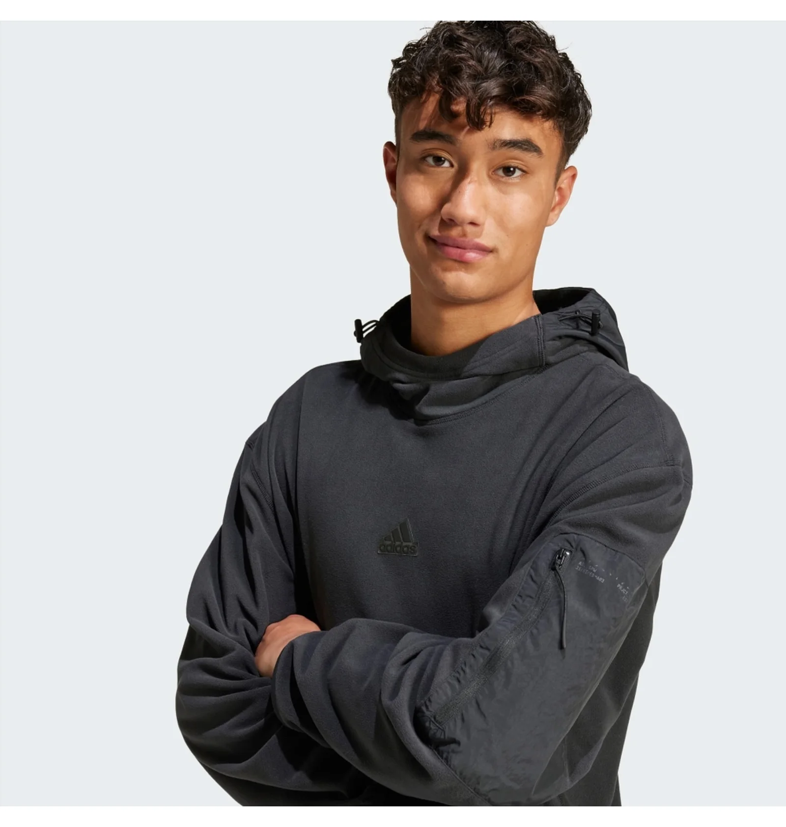 ᐉ Худі чоловіче Adidas City Escape Polar Fleece Hoodie Black