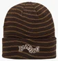 Шапка мужская Dime College Wave Cuff Beanie Brown DIMEFA2457BLK
