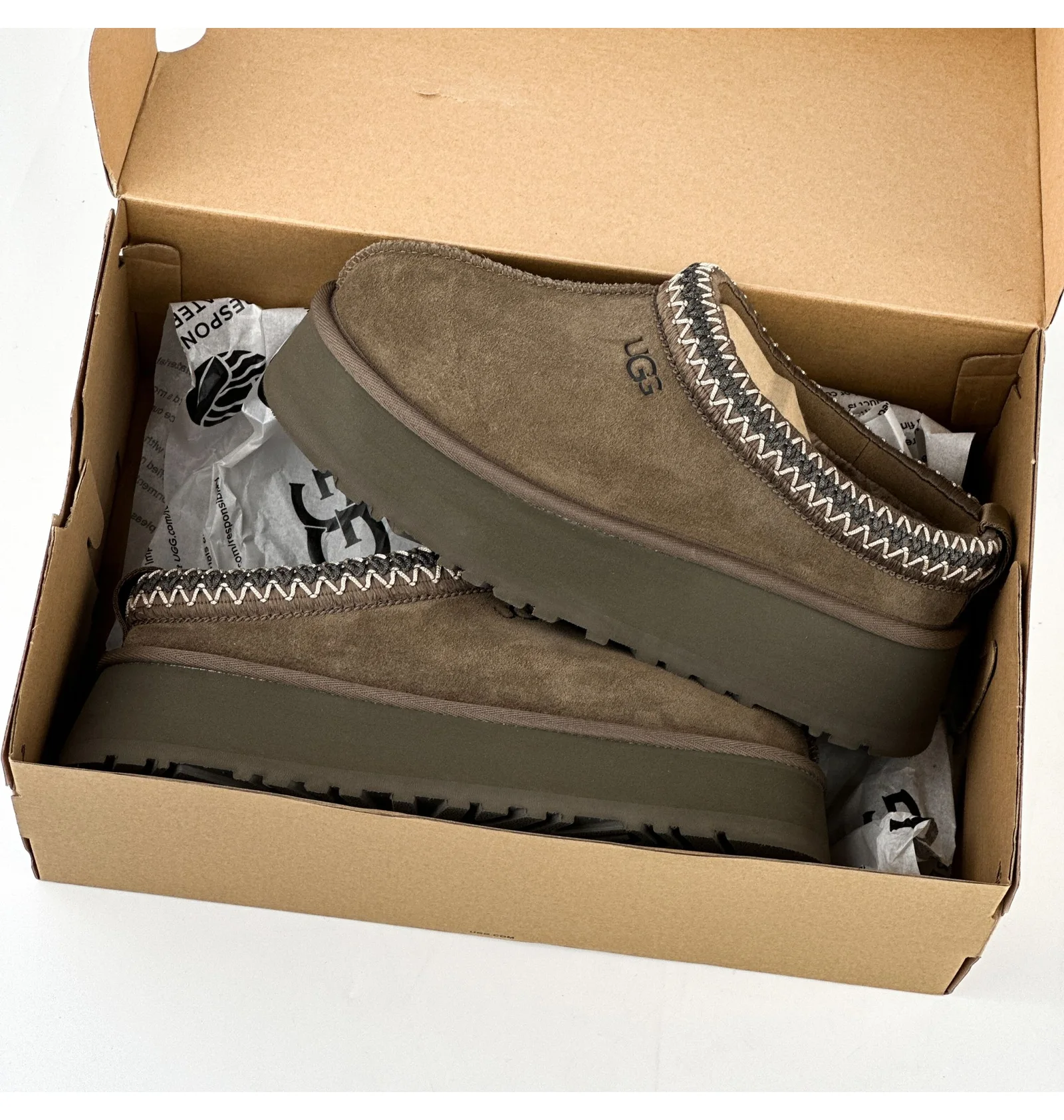 ᐉ Угги женские UGG Tazz Slipper Hickory Brown 1122553-HCK