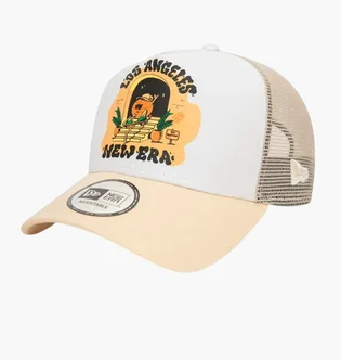 Кепка унісекс NEW ERA Graphic Print Trucker Peach/White 60565537