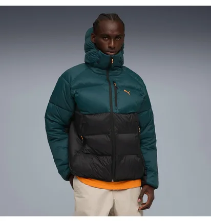 Пуховик мужской Puma Primaloft Turquoise/Black 632165-75