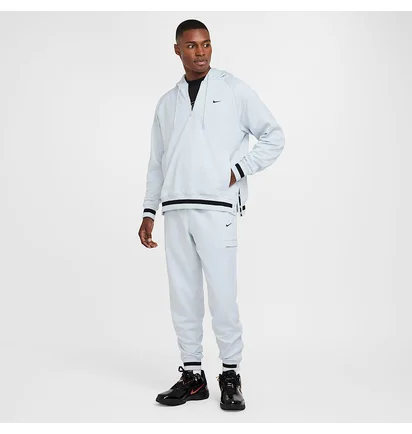 Худи мужское Nike Dna MenS Therma-Fit 1/4-Zip Basketball Hoodie Grey FZ0664-043