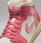 Кросівки жіночі Air Jordan W 1 Mid Pink/White BQ6472-109