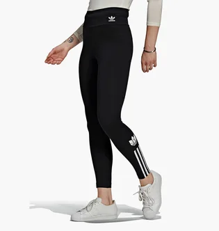 Леггинсы женские Adidas Adicolor 3D Trefoil High-Waisted Originals Black GT8461