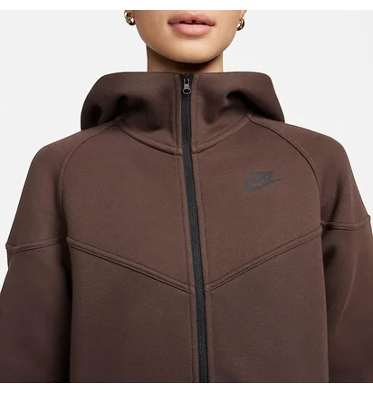 Толстовка женская Nike Sportswear Tech Fleece Brown FB8338-237