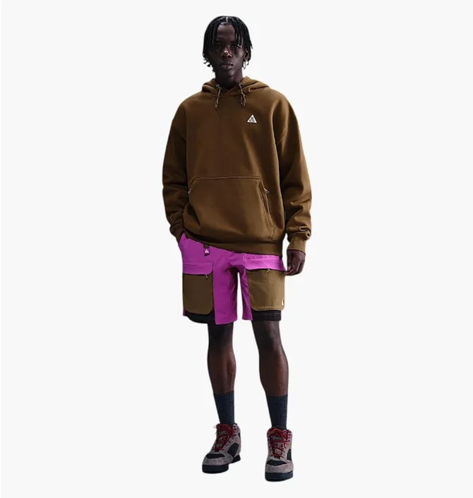 Худи мужское Nike Acg Therma-Fit Fleece Brown DZ3392-235