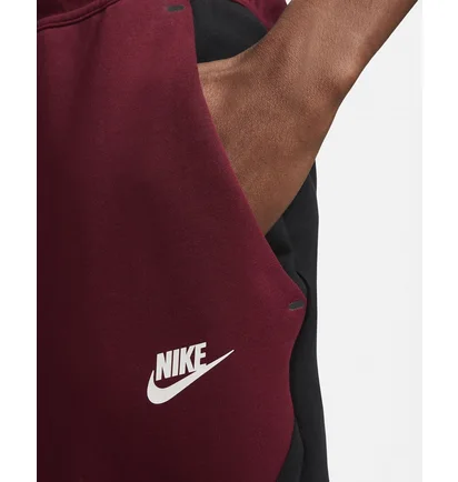 Штани чоловічі Nike Tech Fleece Taped Jogger Pants Bordo/Black Cu4495-018