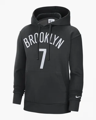 Худи мужское Nike Sweat Brooklyn Nets Essential Kevin Durant #7 Black DB1194-011