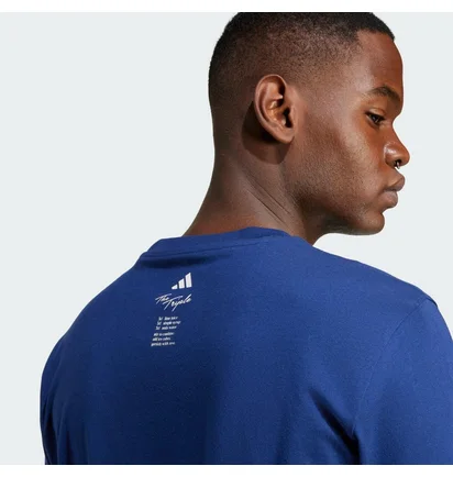 Футболка унісекс Adidas Lounge Drink Graphic Blue JJ4014