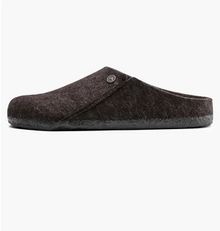 Тапочки женские Birkenstock Zermatt Shearling Wool Felt Slippers Brown 1016571
