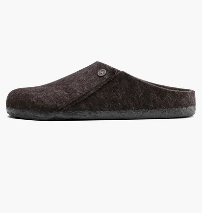 Тапочки жіночі Birkenstock Zermatt Shearling Wool Felt Slippers Brown 1016571