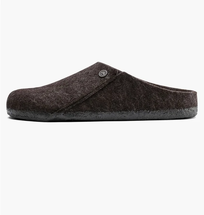 Тапочки жіночі Birkenstock Zermatt Shearling Wool Felt Slippers Brown 1016571