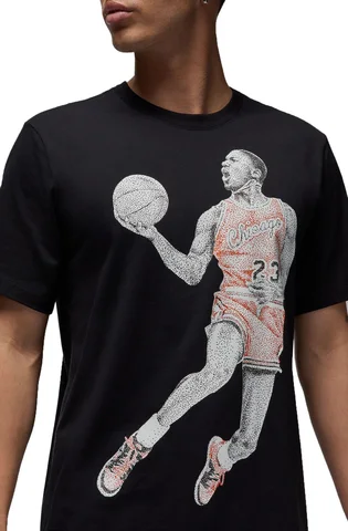 Футболка мужская Air Jordan Brand Dot Mj Ss Black FZ1936-010