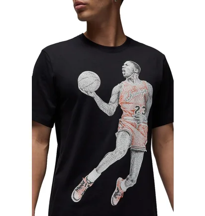 Футболка мужская Air Jordan Brand Dot Mj Ss Black FZ1936-010