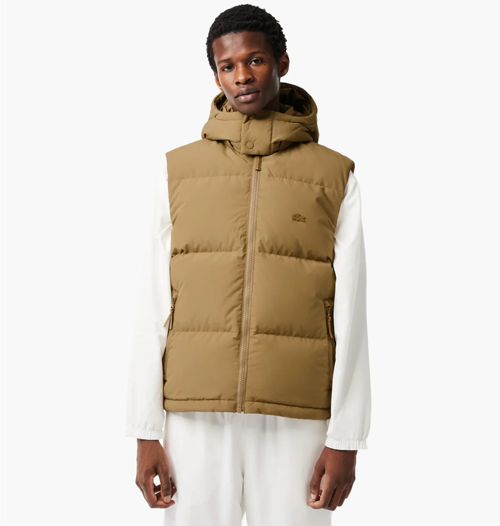 ᐉ Жилетка мужская Lacoste Qulted Croc Down Vest Brown BH1611-51