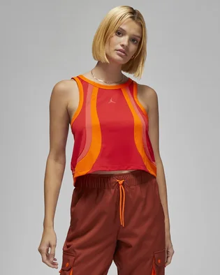 Майка женская Air Jordan Sport WomenS Mesh Tank Orange DQ4433-612