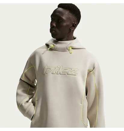 Худи мужское Nike M Nk Pf Bubble Mesh Po Beige IF1296-236