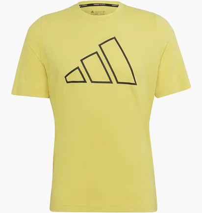 Футболка чоловіча Adidas Ti 3Bar Tee Yellow HK9530