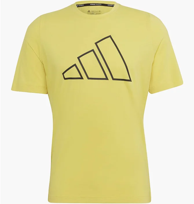 Футболка чоловіча Adidas Ti 3Bar Tee Yellow HK9530