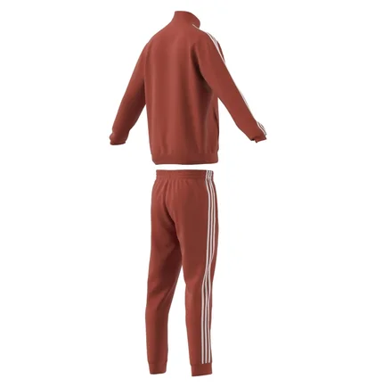 Спортивный костюм мужской Adidas Tracksuit Basic 3-Stripes Orange IC6786