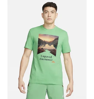Футболка мужская Nike Trail Dri-Fit Running T-Shirt Turquoise FD0120-363