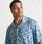 Рубашка мужская Air Jordan Essentials Allover Print Button-Down Poolside Top Light Blue FN4641-423