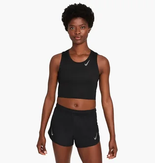 Топ жіночий Nike W Nk Df Race Crop Black DD5921-010
