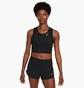 Топ женский Nike W Nk Df Race Crop Black DD5921-010