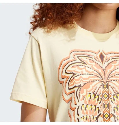 Футболка жіноча Adidas X Farm Rio Graphic T-Shirt Yellow IV9759