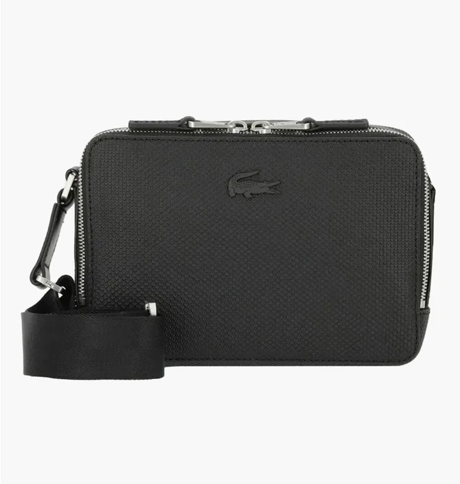 Сумка мужская Lacoste Chantaco 20.5 Cm - Crossbody Bag Black NU4393CE-000