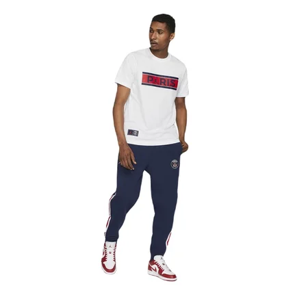 Футболка чоловіча Nike Air Jordan Psg Wordmark Tee White DB6510-100