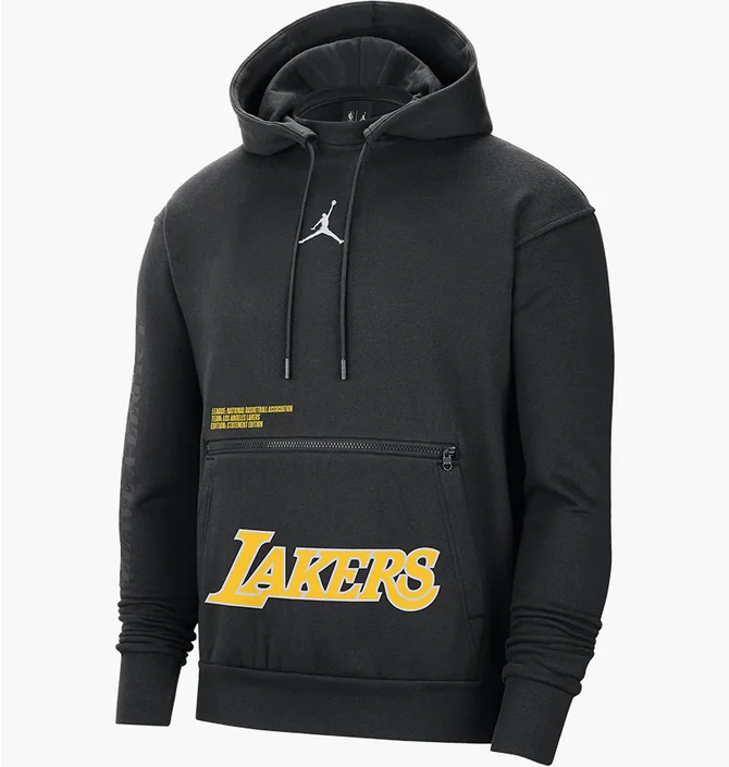 Худи мужское Air Jordan Nba Los Angeles Lakers Courtside Statement Edition Black DN4717-010