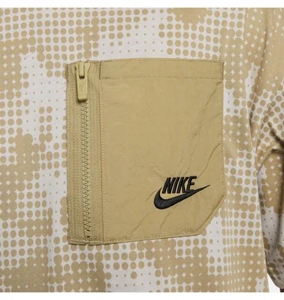 Футболка мужская Nike M Nsw Spu Ss Top Aop Beige/White FJ5252-276