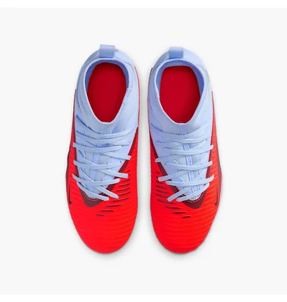 Бутси дитячі Nike Phantom 6 High Club Fg/Mg Light Blue/Red HQ2022-400
